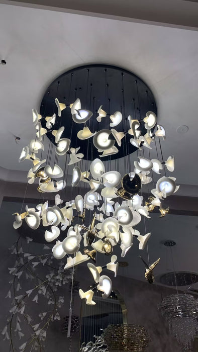 Modern Art Petunia Chandelier for Staircase/Foyer/Living Room