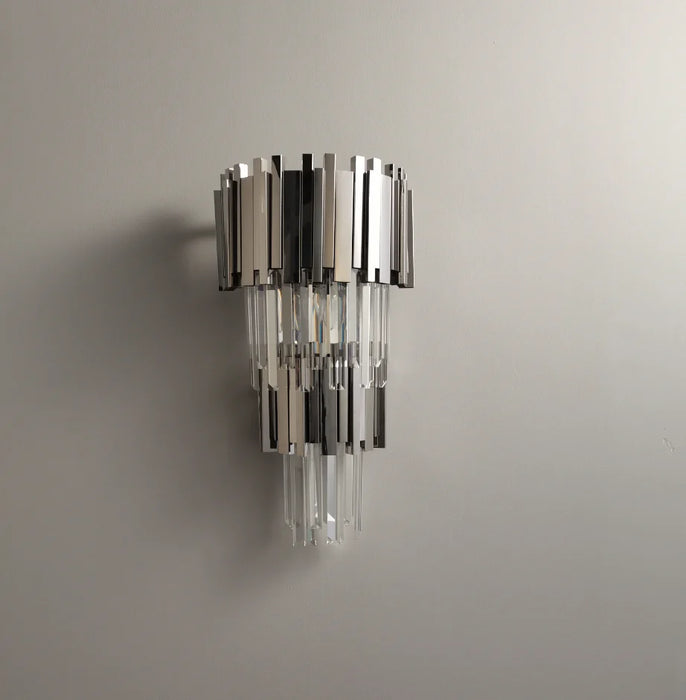 Modern Classic Tiered Gold/Silver Wall Lamp