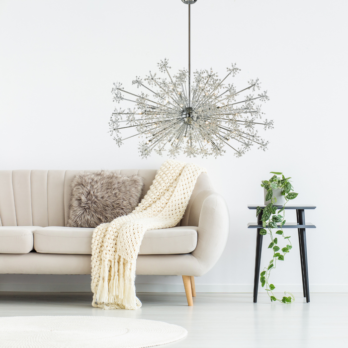 Modern Snowburst Chandelier for Bedroom/Living Room