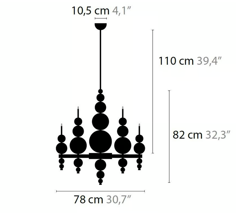 Lampadario rotondo/lineare creativo moderno minimalista per soggiorno/sala da pranzo