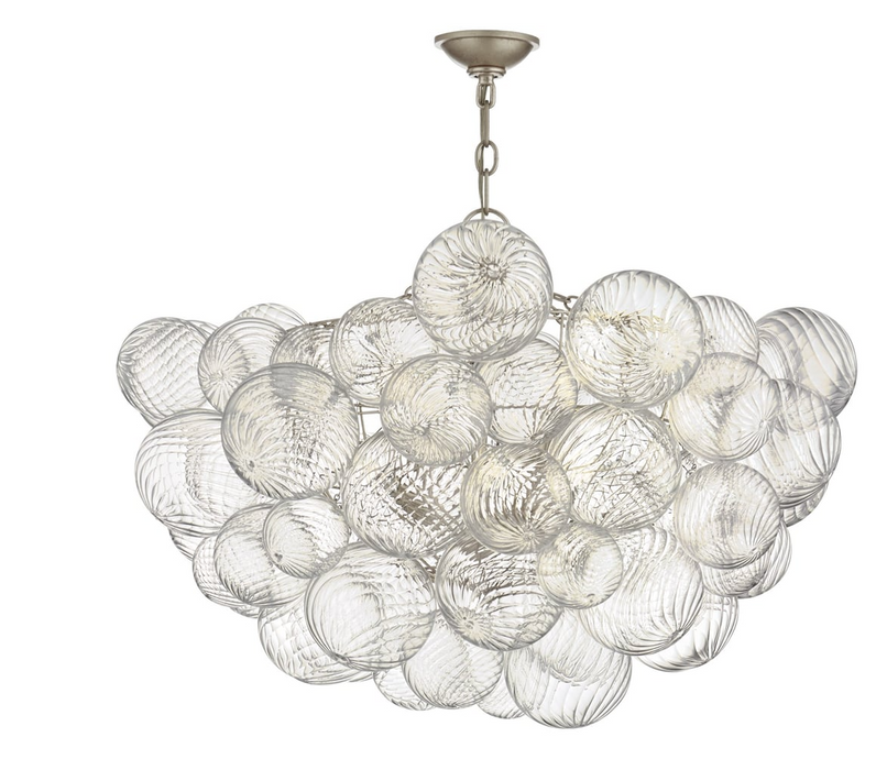 Modern Ball Glass Chandelier for Low-ceiling