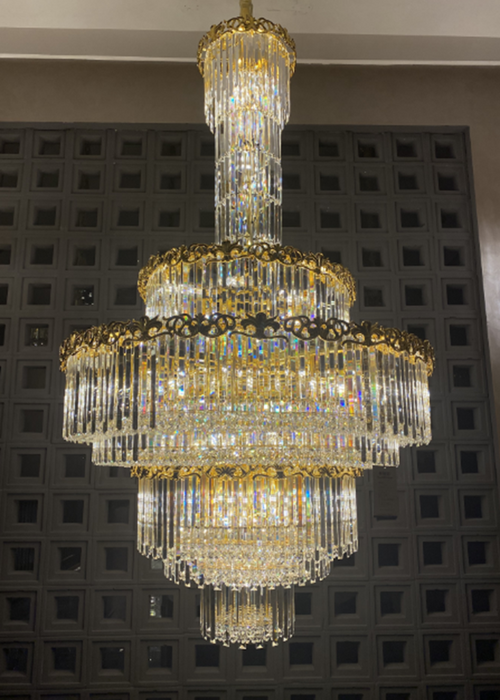 Luxury Empire Wreath Crystal Chandelier for Living Room/Staircase/Foyer