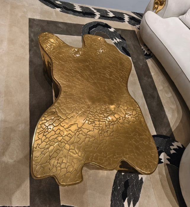 Luxury Golden Stump Coffee Table