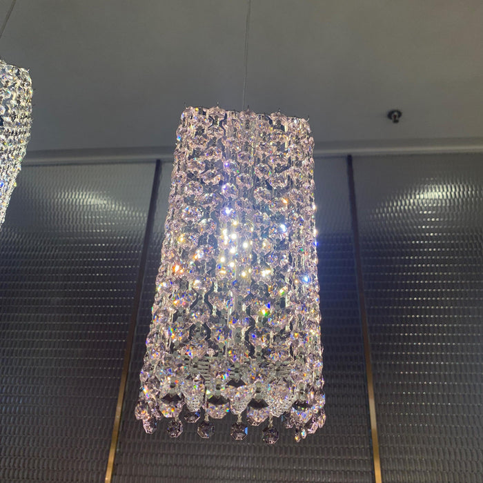 Luxury Crystal Beads Pendant Light Fixture for Dining Room