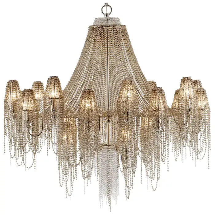 Luxury Crystal Tassel Chandelier for Living Room