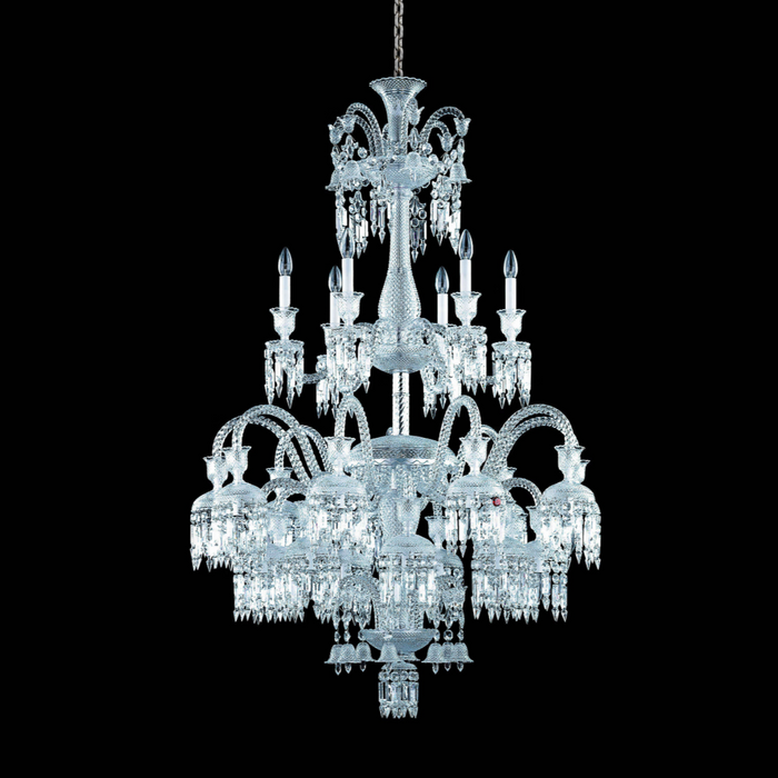 Luxury Royal Large Multi-layers Candle Crystal Chandelier  For Living Room/Hall Decoration