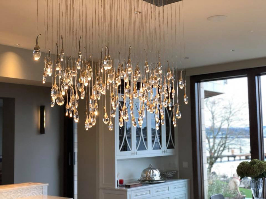 Modern Creative Seed Crystal Chandelier for Dining Room