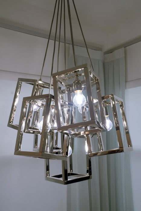 Modern Cube Cluster Chandelier for Living Room/Staircase/Foyer