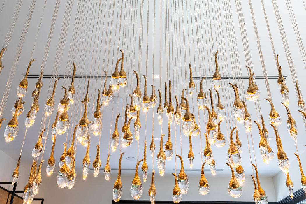 Modern Creative Seed Crystal Chandelier for Dining Room