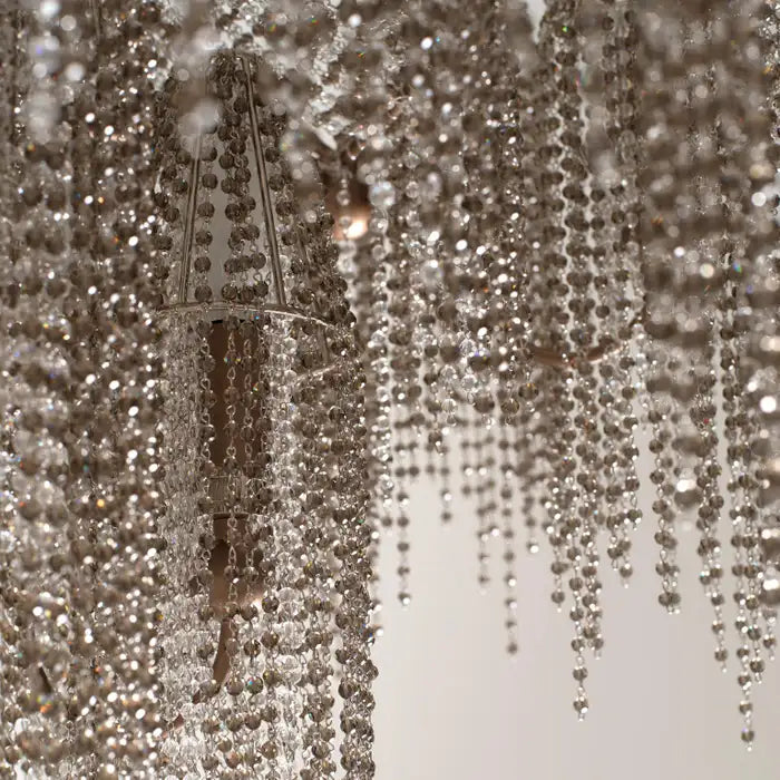 Luxury Crystal Tassel Chandelier for Living Room