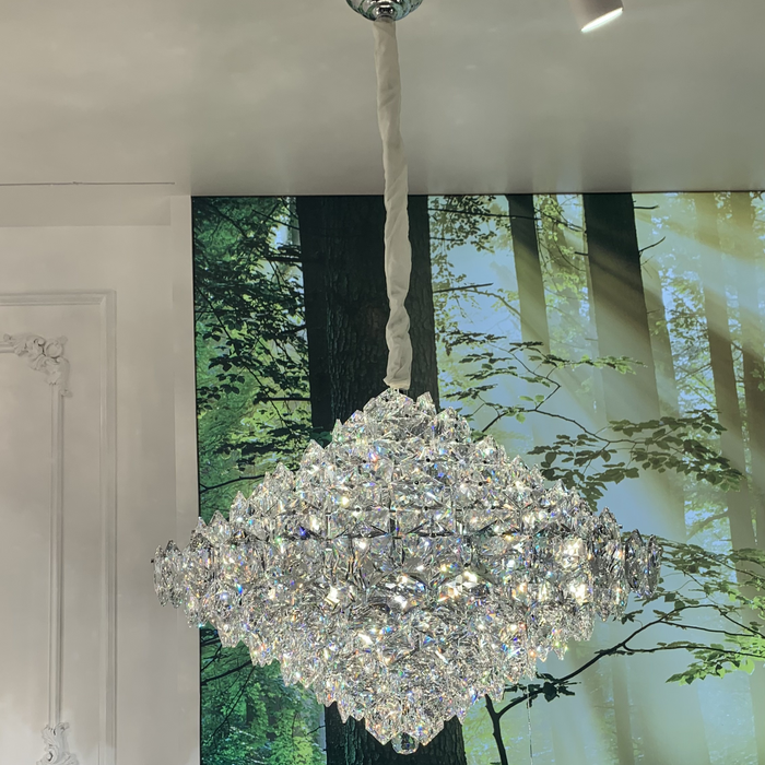 Luxury Cone Crystal Chandelier for Living Room/Bedroom/Bathroom