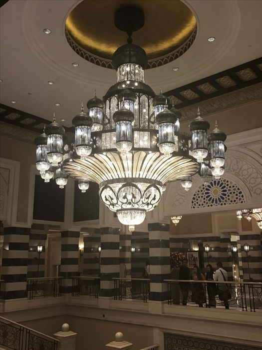 Arabian Nights Ornate Elegance Chandelier for High-ceiling