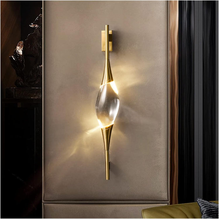 Modern Stick Crystal Wall Lamp