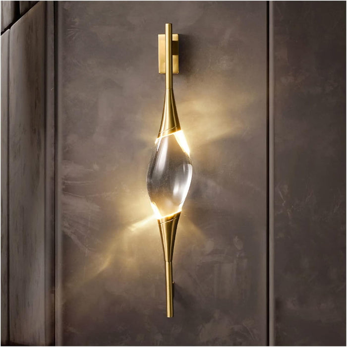 Modern Stick Crystal Wall Lamp