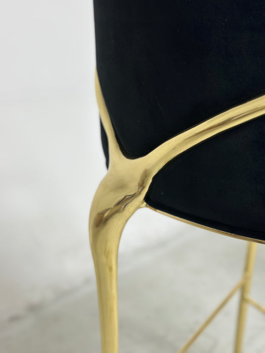 Luxury Brass Eagle-Eye Single Dining Chair