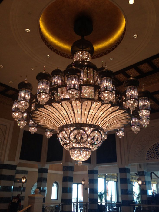 Arabian Nights Ornate Elegance Chandelier for High-ceiling