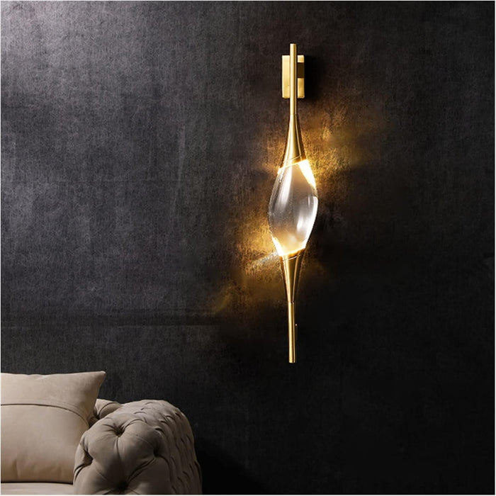 Modern Stick Crystal Wall Lamp