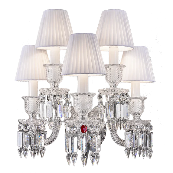 Luxury 5-Candle Light Crystal Wall Lamp