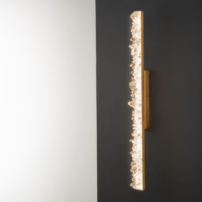 Modern Natural Crystal Wall Lamp