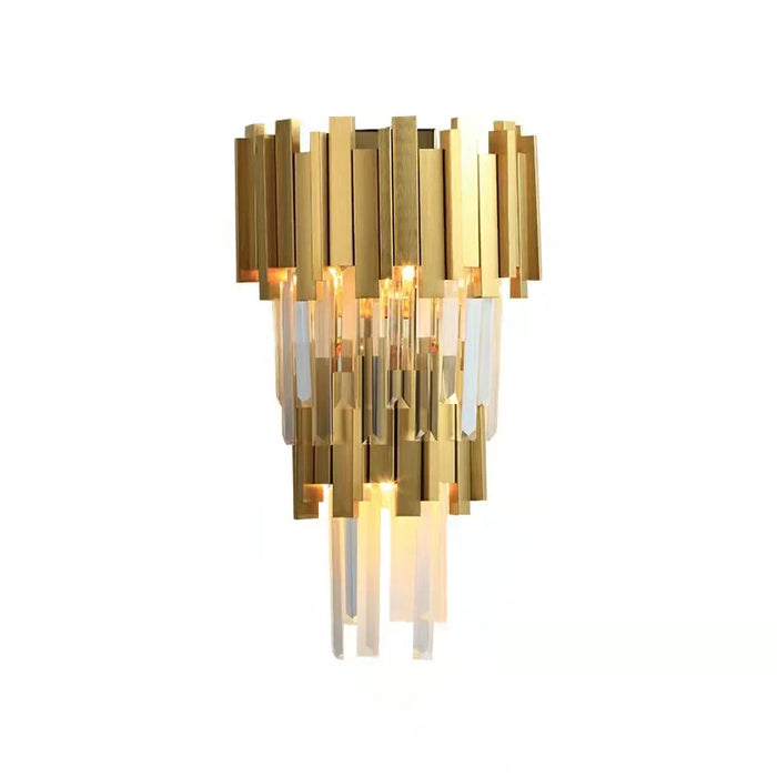 Modern Classic Tiered Gold/Silver Wall Lamp