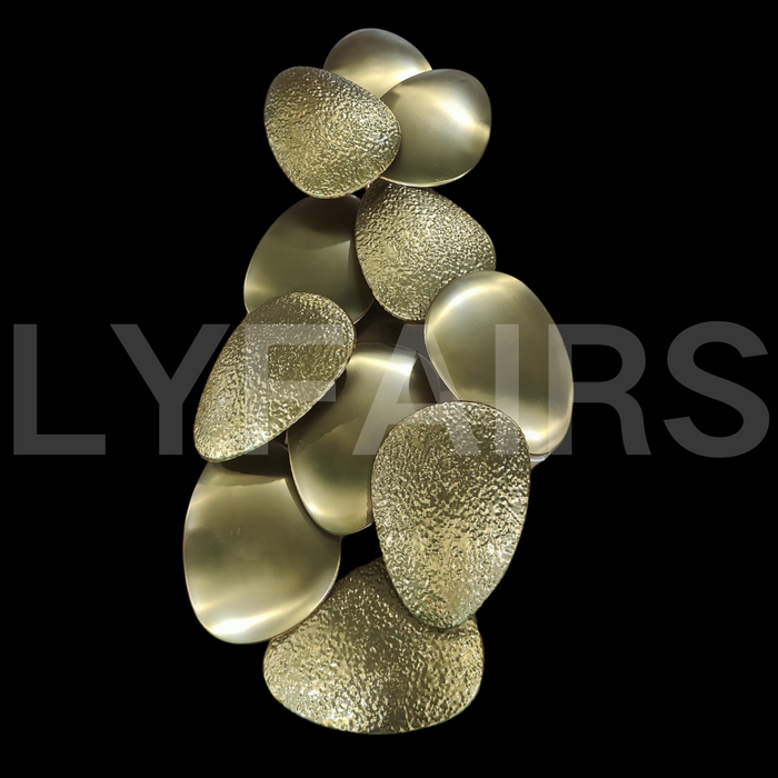 Gold Nordic Style Pebble Wall Light Creative Wall Sconces For Bedroom