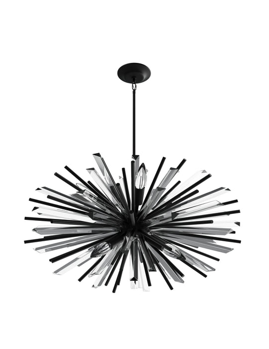 Modern Black/Brass/Chrome Sputnik Chandelier for Living Room/Bedroom