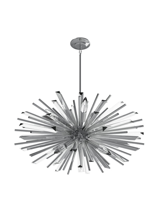 Modern Black/Brass/Chrome Sputnik Chandelier for Living Room/Bedroom