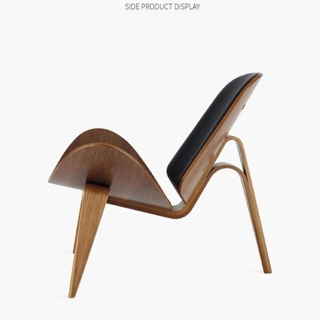 Scandinavian Minimalist Shell Chair