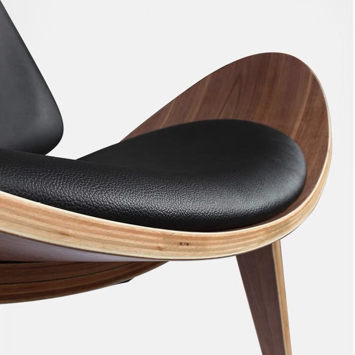 Scandinavian Minimalist Shell Chair