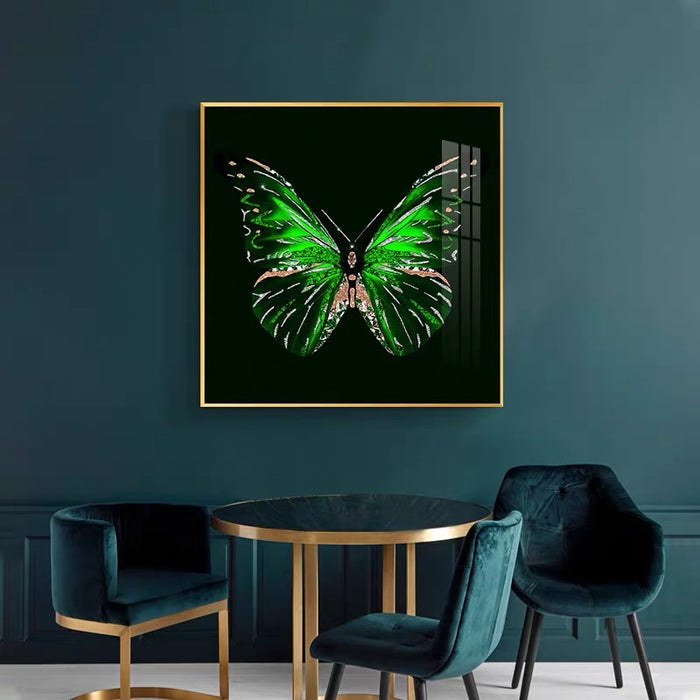 Luxury Butterfly Wall Decor with K9 Glass/Swarovski Crystal