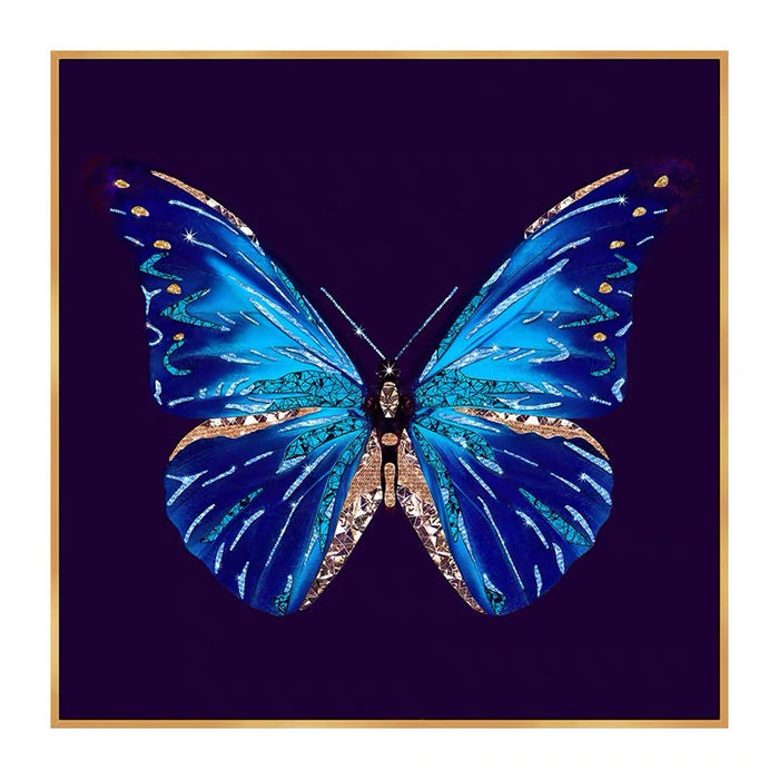 Luxury Butterfly Wall Decor with K9 Glass/Swarovski Crystal