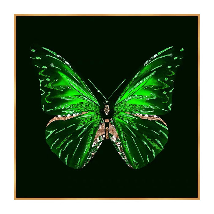 Luxury Butterfly Wall Decor with K9 Glass/Swarovski Crystal