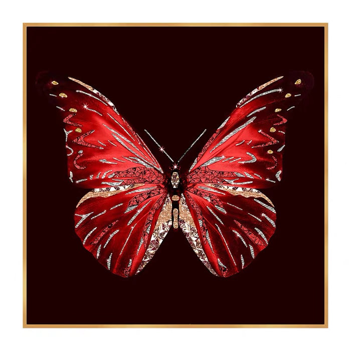 Luxury Butterfly Wall Decor with K9 Glass/Swarovski Crystal