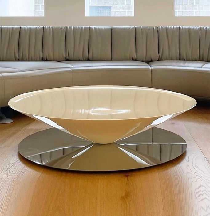 French Conical Hovering Flying Saucer Coffee Table