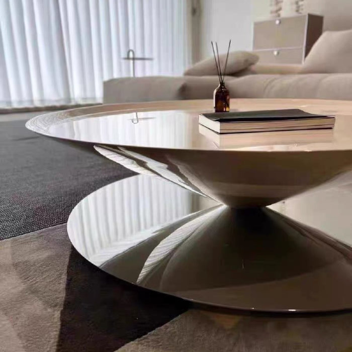 French Conical Hovering Flying Saucer Coffee Table