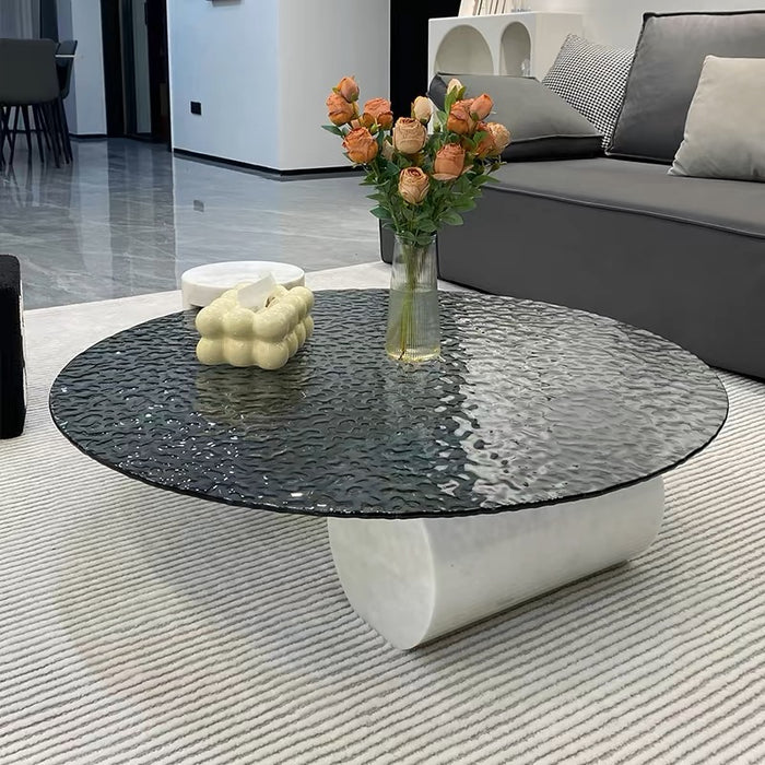 Modern Fused Glass Coffee Table