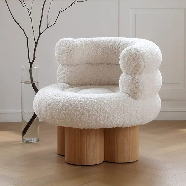 Cozy Stump Bouclé Chair