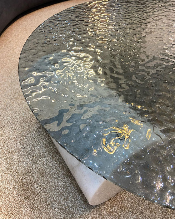 Modern Fused Glass Coffee Table