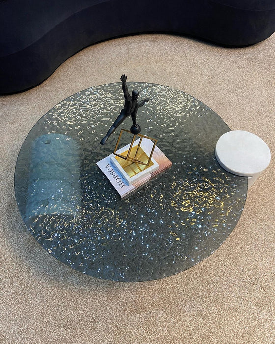 Modern Fused Glass Coffee Table