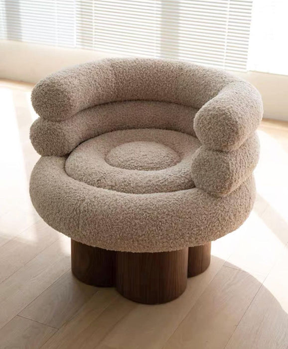 Cozy Stump Bouclé Chair