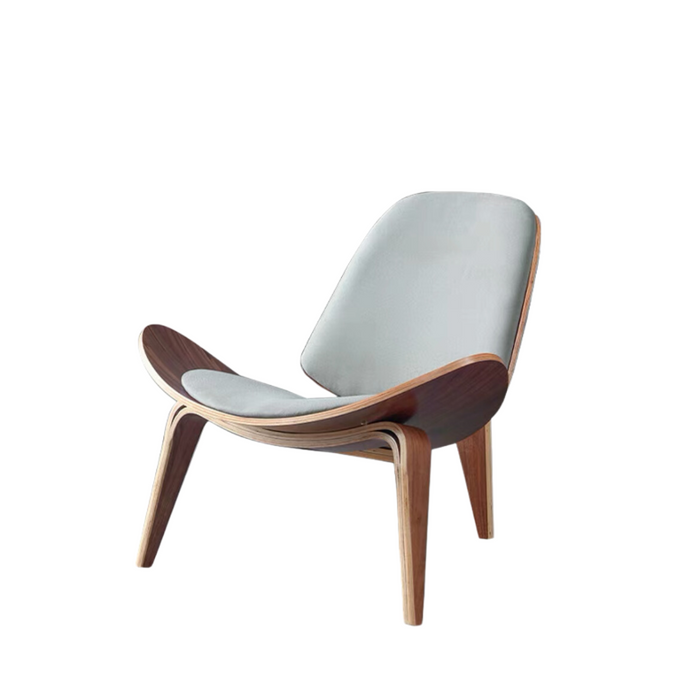 Scandinavian Minimalist Shell Chair