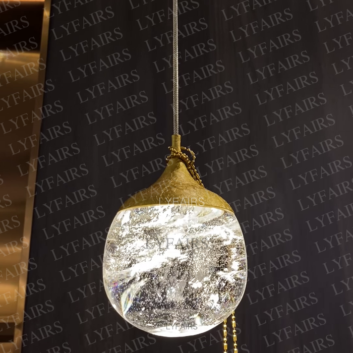 Modern Crystal Ball Pendant for Bedside/Dining Room/KItchen Island