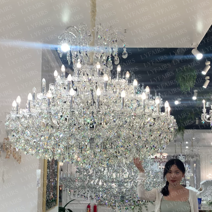 Luxury Classic Candle Light Crystal Chandelier for Living Room/Foyer/Hall