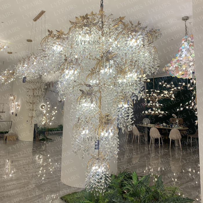 Luxury Tree Crystal Chandelier