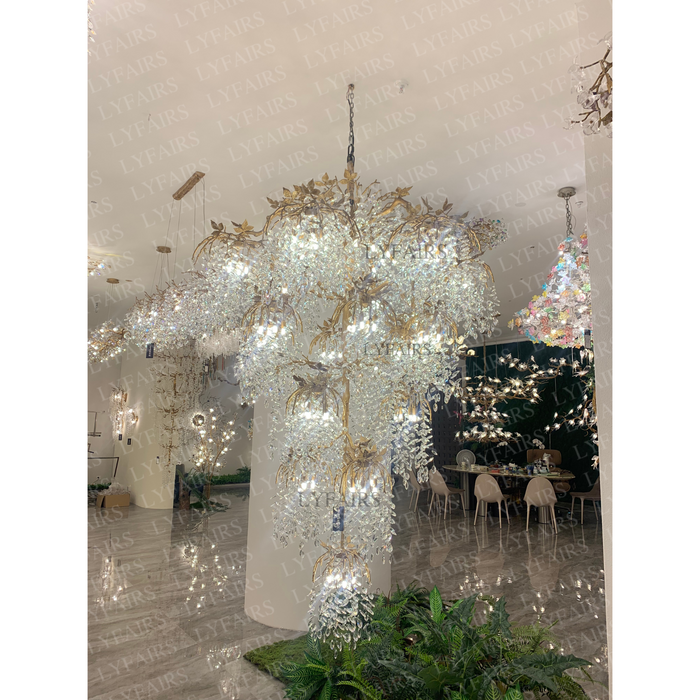 Luxury Tree Crystal Chandelier