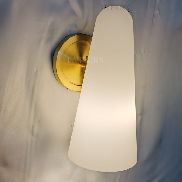 Modern Style Round Cone Hat Wall Lamp