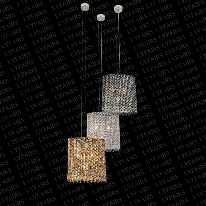 Luxury Crystal Beads Pendant Light Fixture for Dining Room