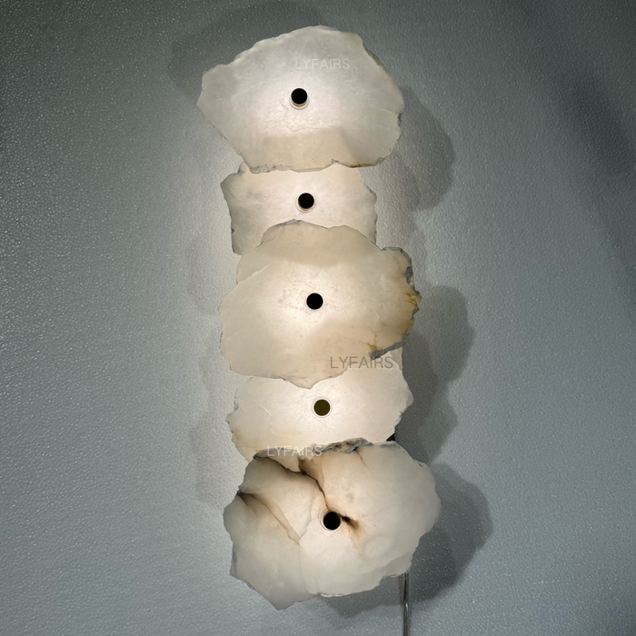 Modern Alabaster Wall Sconce