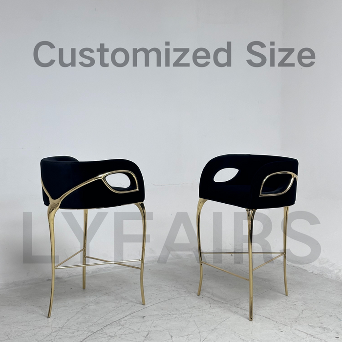 Luxury Brass Eagle-Eye Single Dining Chair