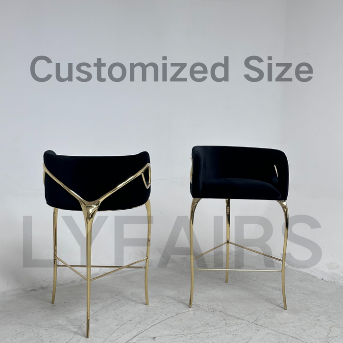 Luxury Brass Eagle-Eye Single Dining Chair